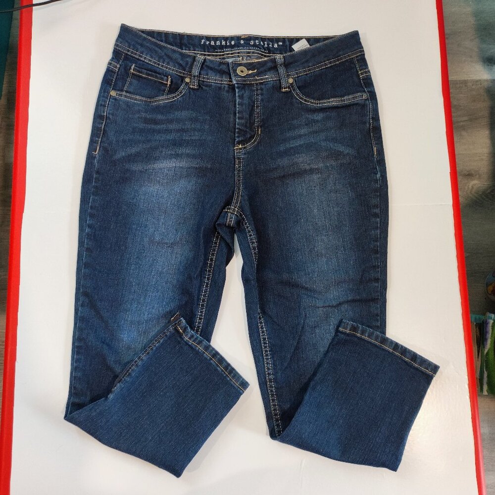 Jeaniologie Frankie & Stella cropped jeans dark blue women's size 8